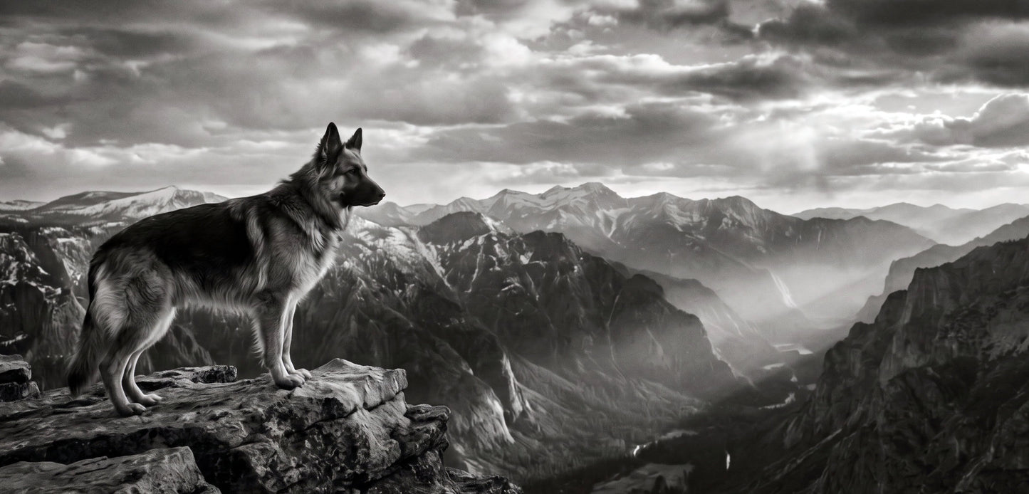 German Shepherd - Above the Storm