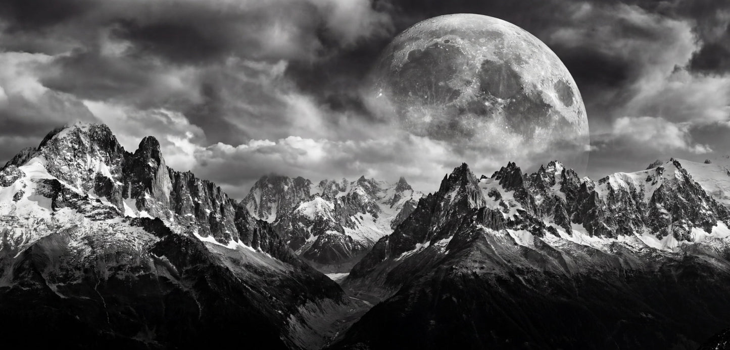Moon Over The Black Peaks