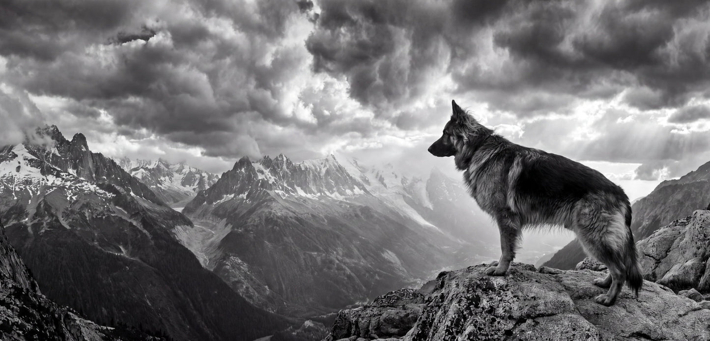 German Shepherd - Mountain Sentinel